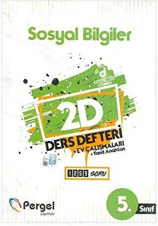 5. Sınıf Sosyal Bilgiler 2D Ders Defteri Ev Çalışmaları