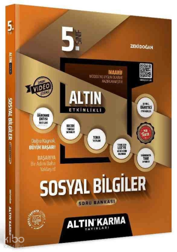 5.Sınıf Sosyal Bilgiler Altın Etkinlikli Kazanım Soru Bankası