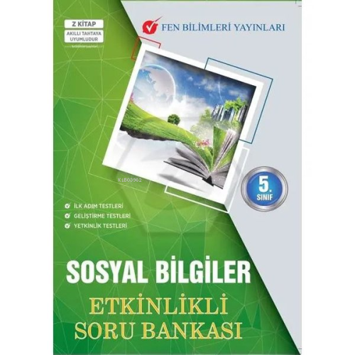 5. Sınıf Sosyal Bilgiler Etkinlikli Soru Bankası - Kitapiks.com
