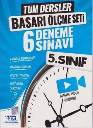 5. Sınıf Tüm Dersler Başarı Ölçme Seti 6 Deneme Sınavı