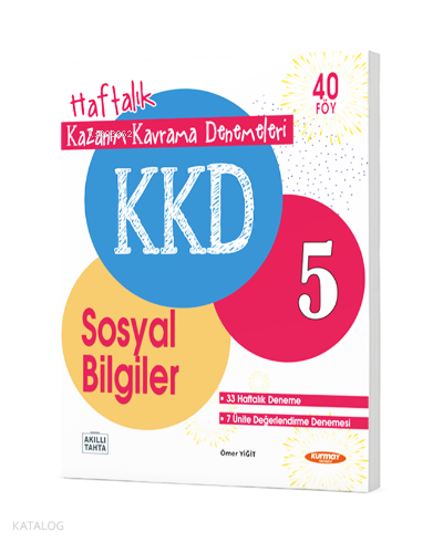 5 Sosyal Bilgiler Haftalık Kazanım Kavrama Denemeleri (40 Fasikül)
