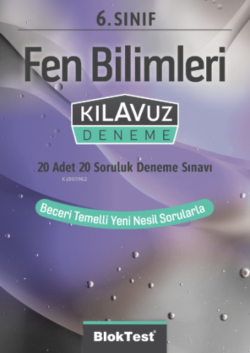 6.Sınıf Bloktest Fen Bilimleri Kılavuz Deneme - Kitapiks.com