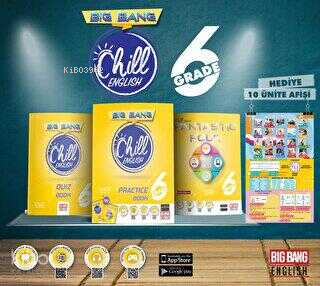 6. Sınıf Chill English Practice Book+Fantastic Four+Quiz Book+Ünite Afişleri