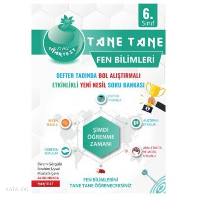 6. Sınıf Defter Tadında Tane Tane Fen Bilimleri