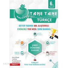 6. Sınıf Defter Tadında Tane Tane Türkçe