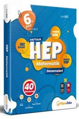 6. Sınıf HEP Matematik Haftalık Deneme Föyleri