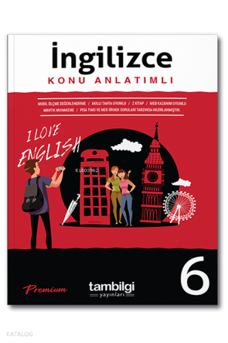 6. Sınıf İngilizce Konu Anlatımlı Tambilgi Yayınları