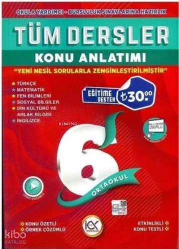 6.Sınıf K.A. Tüm Dersler - 2022