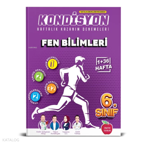 6.Sınıf Kondisyon + Fen Bilimleri Denemesi 37 Hafta