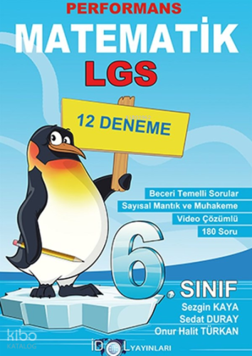 6. Sınıf LGS Performans Matematik LGS 12 Deneme İdol Yayınları