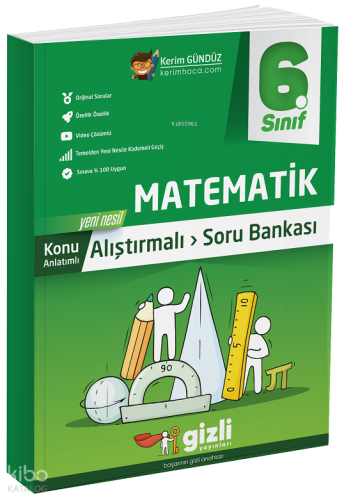 6.Sınıf Matematik Alıştırmalı Soru Bankası
