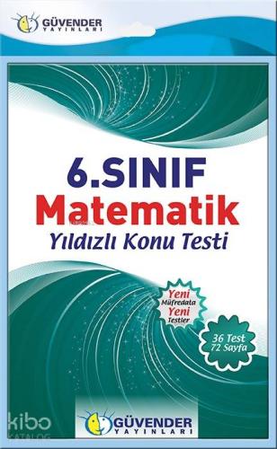 6.Sınıf Matematik Konu Testi; 36 Adet Yaprak Test