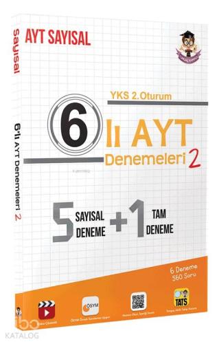 6'lı AYT Denemeleri Sayısal 2; Fizik, Kimya, Biyoloji, Matematik, Geom