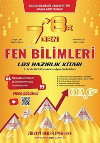 7 den 8 e LGS Fen Bilimleri Hazırlık Kitabı