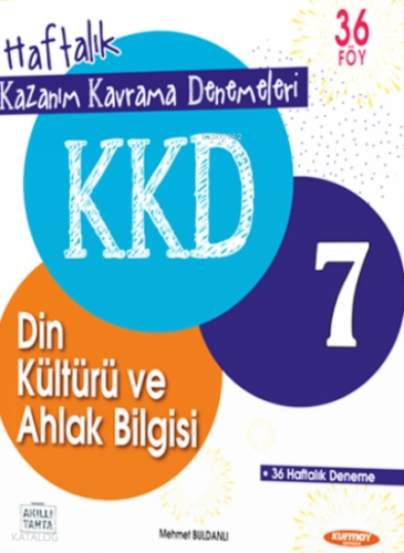 Kurmay 7. Sınıf Din Kültürü Ve Ahlak Bilgisi Haftalık Kazanım Kavrama Denemeleri