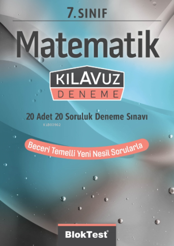 7.Sınıf Bloktest Matematik Kılavuz Deneme - Kitapiks.com