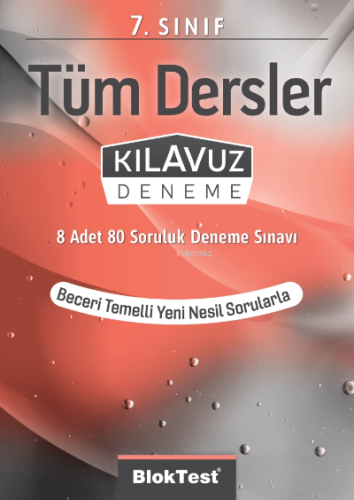 7.Sınıf Bloktest Tüm Dersler Kılavuz Deneme - Kitapiks.com