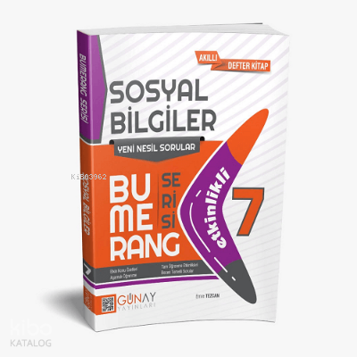 7. Sınıf Bumerang Sosyal Bilgiler Etkinlikli
