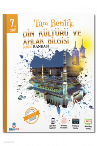 7. Sınıf Din Kültürü ve Ahlak Bilgisi Tam Benlik Soru Bankası Bilimyolu Yayıncılık