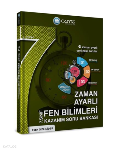 "	7.Sınıf Fen Bilimleri Zaman Ayarlı Kazanım Soru Bankası "