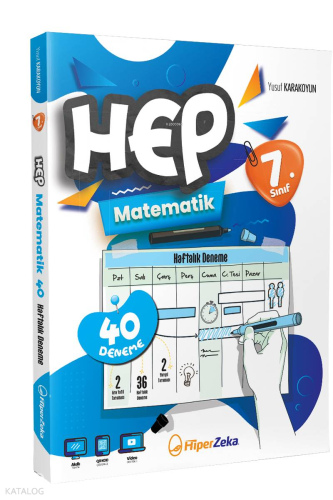 7. Sınıf HEP Matematik Haftalık Deneme Föyleri