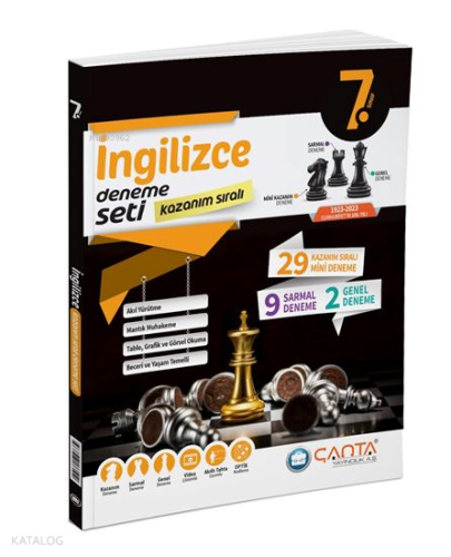 Çanta 7. Sınıf İngilizce Kazanım Sıralı Deneme Seti