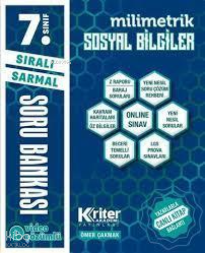 7.Sınıf Milimetrik Sosyal Bilgiler Soru Bankası