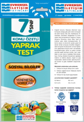 7.Sınıf Sosyal Bil.YT 2020 - Kitapiks.com