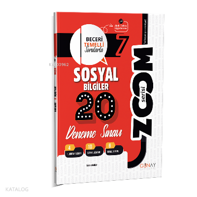 7. Sınıf Sosyal Bilgiler 20'Li Branş Denemeler
