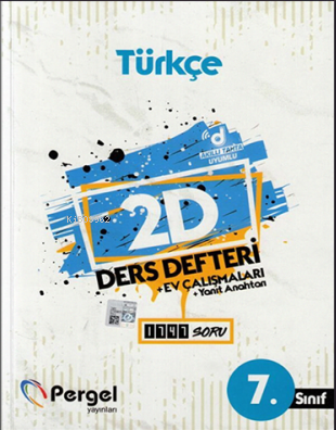7. Sınıf Türkçe 2D Ders Defteri Ev Çalışmaları - Kitapiks.com