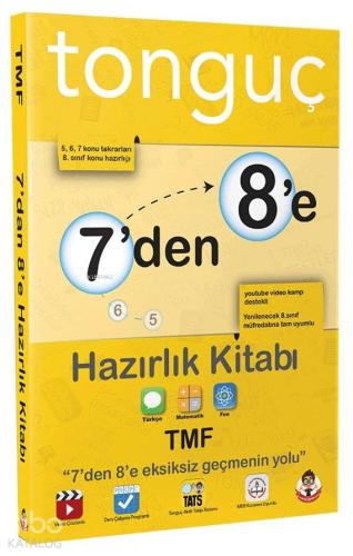 7'den 8'e Hazırlık Kitabı; Türkçe, Matematik, Fen Bilimleri
