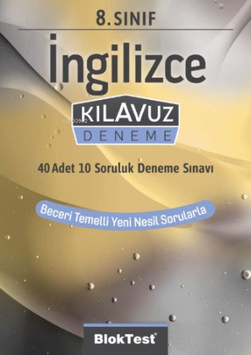 8.Sınıf Bloktest İngilizce Kılavuz Deneme - Kitapiks.com