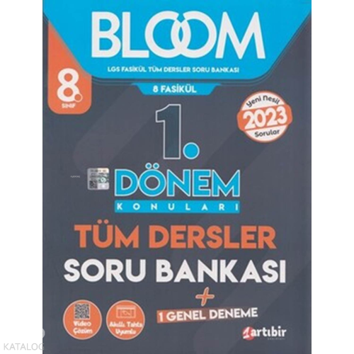 8. Sınıf Bloom 1. Dönem  Konuları Tüm Dersler Soru Bankası