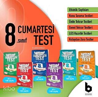 8.Sınıf Cumartesitest Seti (6 Kitap) /Basamak
