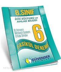 8.Sınıf Din Kültürü Ve Ahlak Bilgisi 2; Yarıyıl 6 Fasikül Deneme