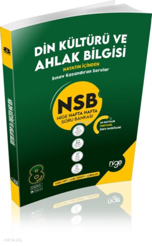 8.Sınıf Din Kültürü Ve Ahlak Bilgisi Nsb Nige Hafta Hafta Soru Bankası