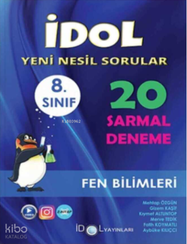 8. Sınıf Fen Bilimleri 20 Sarmal Yeni Nesil Deneme İdol Yayınları