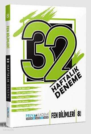 8. Sınıf Fen Bilimleri 32 Haftalık Deneme