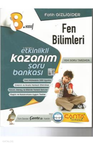 8. Sınıf Fen Bilimleri Etkinlikli Kazanım Soru Bankası (2018-2019)