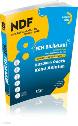 8.Sınıf Fen Bilimleri Ndf Nige Ders Anlatım Föyü
