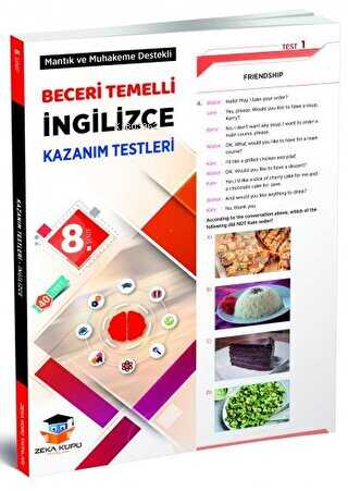 8. Sınıf İngilizce Beceri Temelli Kazanım Testleri - Kitapiks.com