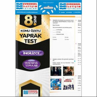 8.Sınıf İngilizce YT 2020 - Kitapiks.com