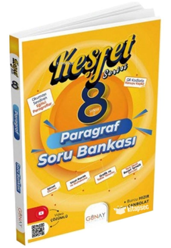8. SINIF Keşfet Paragraf Soru Bankası - Kitapiks.com