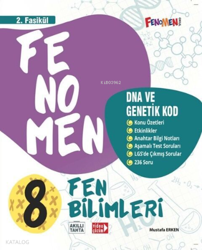 8. Sınıf LGS Fen Bilimleri Dna ve Genetik Kod 2. Fasikül