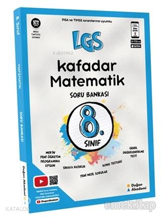 8. Sınıf LGS Kafadar Matematik Soru Bankası