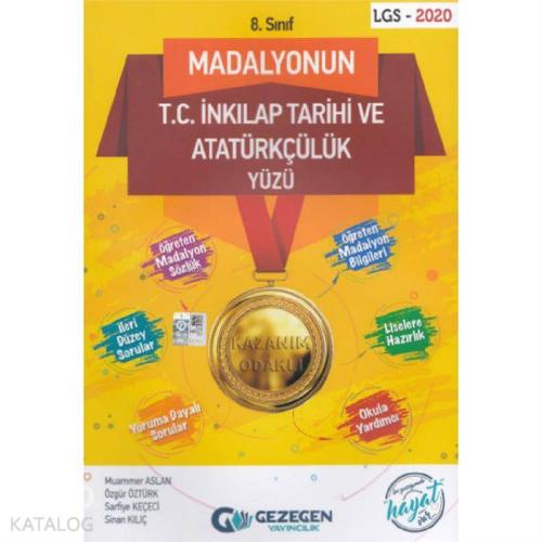 8. Sınıf LGS Madalyonun T.C. İnkılap Tarihi ve Atatürkçülük Yüzü Gezegen