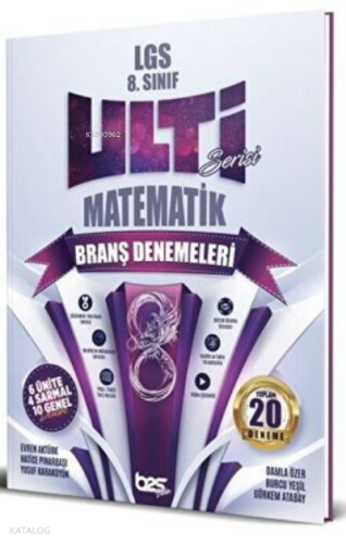 Bes Yayınları  8. Sınıf LGS Matematik Ulti Serisi Denemeleri