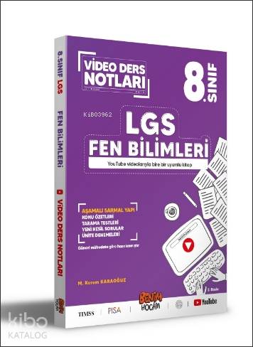 8.Sınıf LGS Video Ders Notları Benim Hocam Yayınları