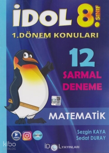 8. Sınıf Matematik 12 Sarmal Deneme 1 Dönem Konuları İdol Yayınları