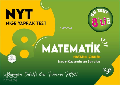 8.Sınıf Matematik Nyt Nige Yaprak Test - 55 Yaprak